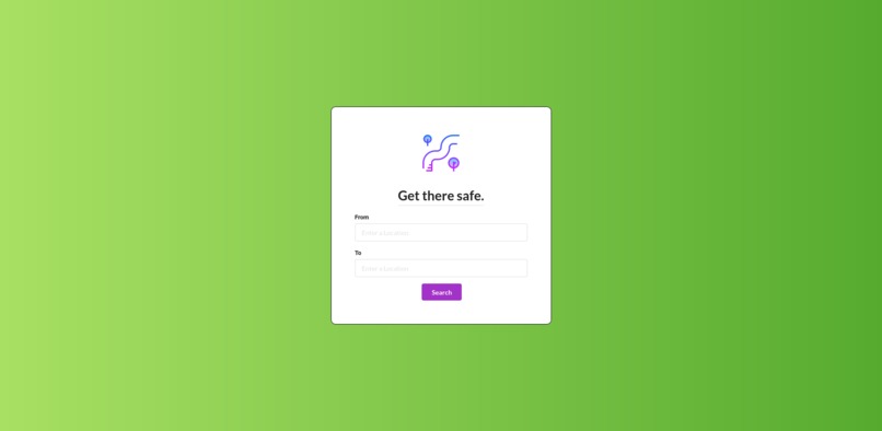 SafeRoute – screenshot 1