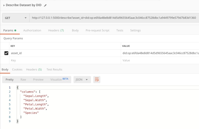 OceanAPI – screenshot 2