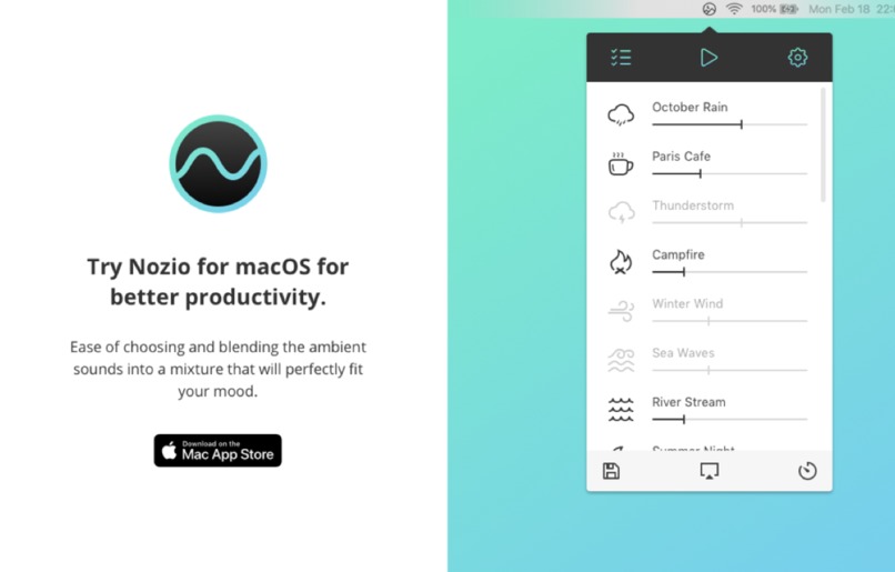 Noizio — focus, relax, sleep – screenshot 1