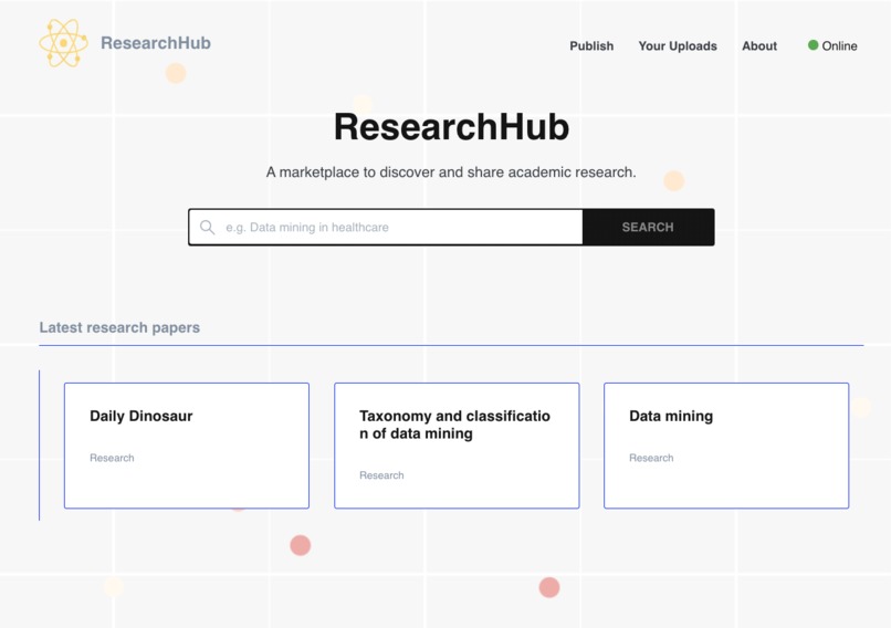 ResearchHub – screenshot 1