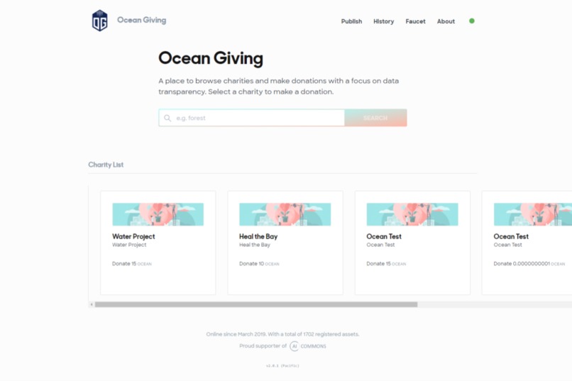 Ocean Giving – screenshot 2