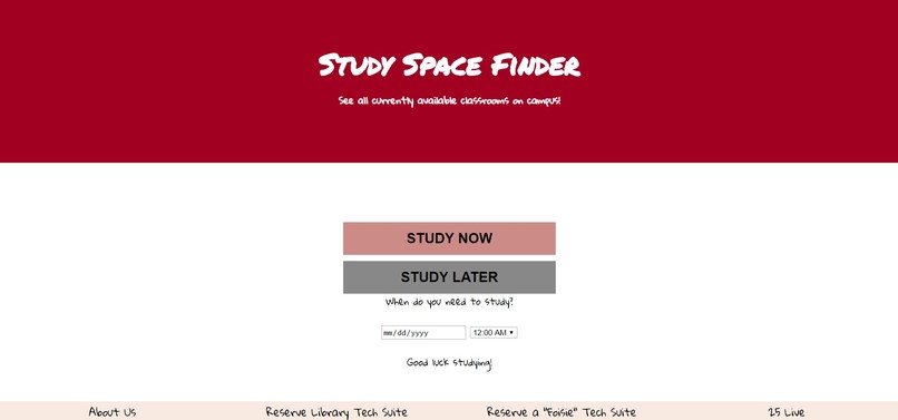 Study@WPI – screenshot 2