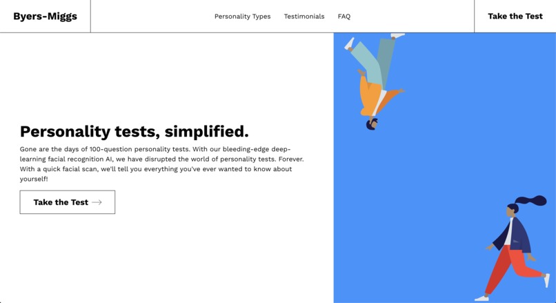 Byers-Miggs Personality Test – screenshot 1