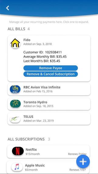 NIMO - RBC's Convenient Payment Application – screenshot 2