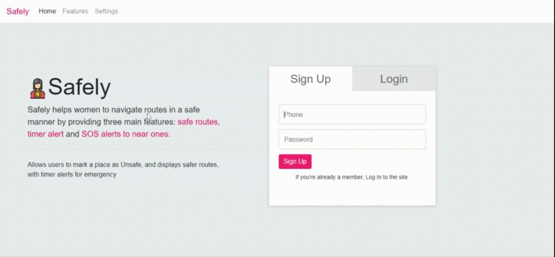 Safely – screenshot 2