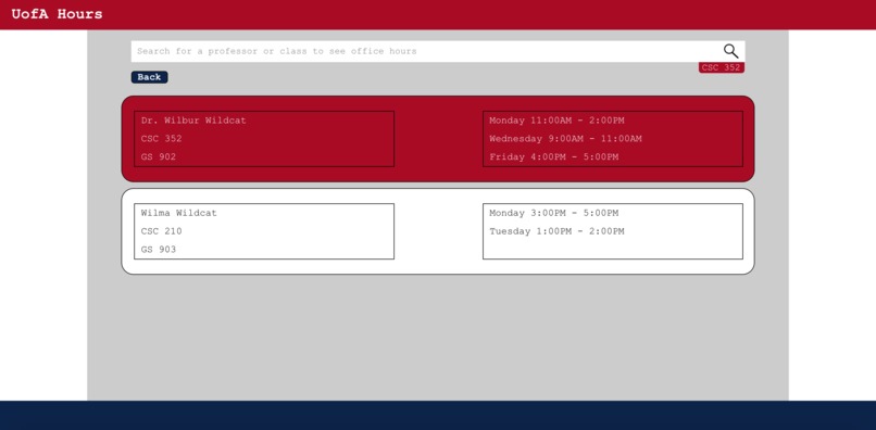 UofA-Hours – screenshot 4