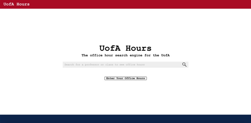 UofA-Hours – screenshot 1