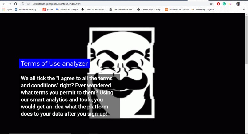 Terms of Use Analyzer – screenshot 1