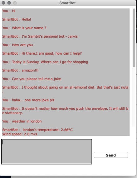 SmartBot – screenshot 1