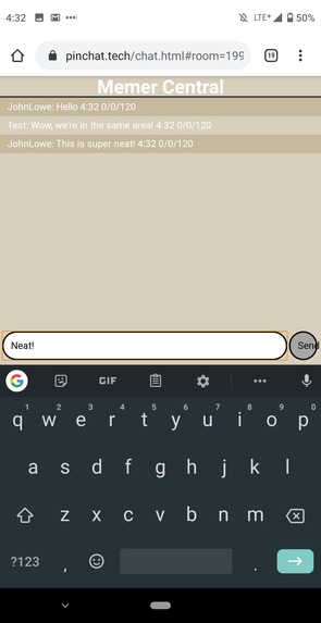 Pinchat – screenshot 1