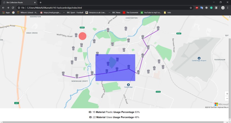 IoT smart waste network management and planning  – screenshot 4