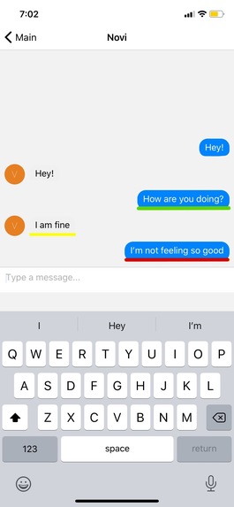 NOVI - NLP for Understanding Emotions Behind Text Messages – screenshot 2