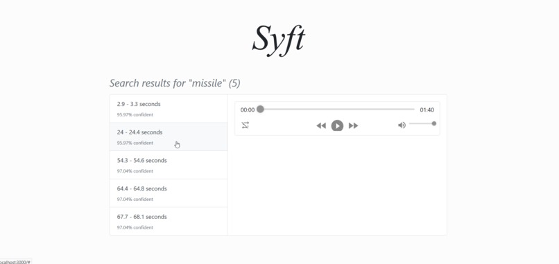Syft – screenshot 3
