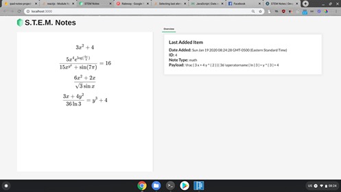 STEM Notes – screenshot 3