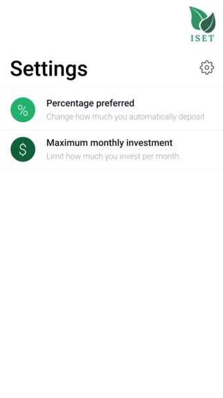 ISET - Invest Every Transaction – screenshot 3