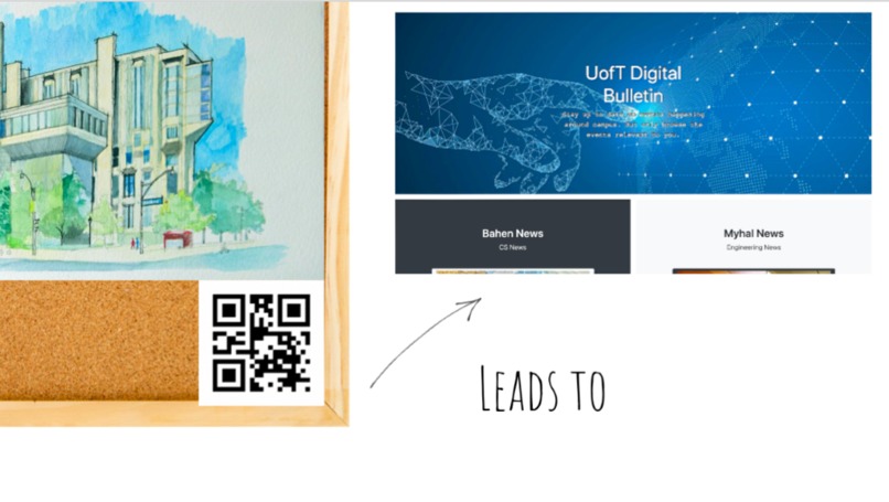 UofT Digital Bulletin Board – screenshot 2