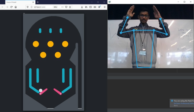 vision-pinball – screenshot 2