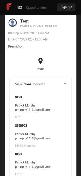 favor – screenshot 5