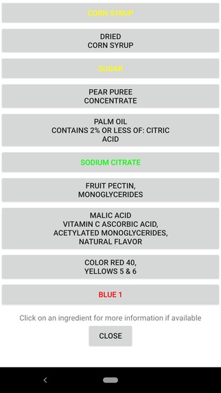 Food Toxicity Scanner – screenshot 6