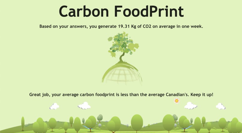 Carbon FoodPrint – screenshot 5