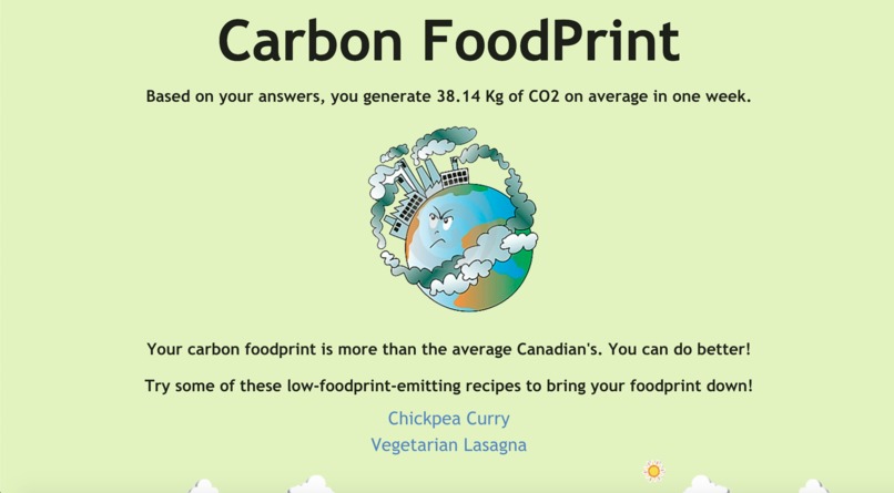 Carbon FoodPrint – screenshot 6