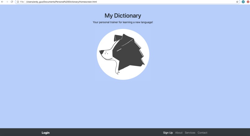 My Dictionary – screenshot 1