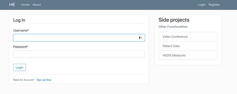 Health Information Exchange – screenshot 2