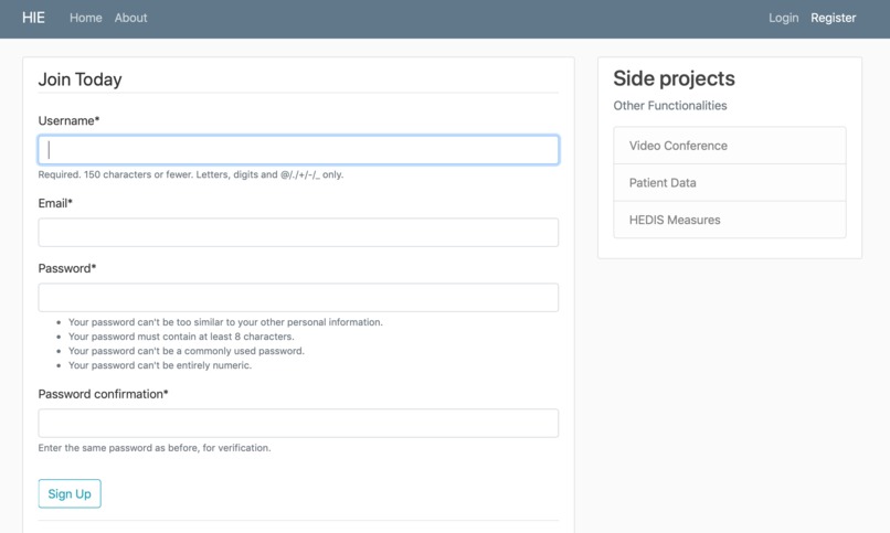 Health Information Exchange – screenshot 3
