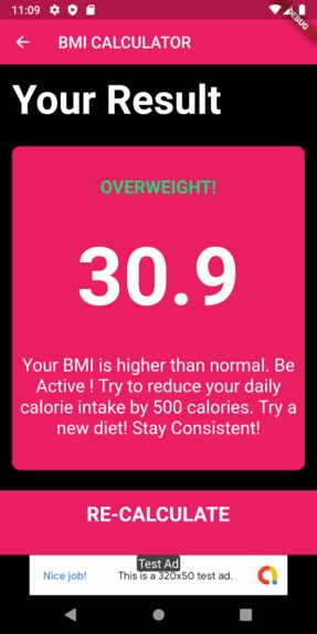 BMI Calculator – screenshot 3