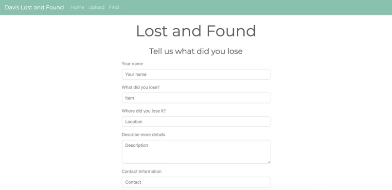 Lost Something in Davis? Someone Might Have Found it! – screenshot 1