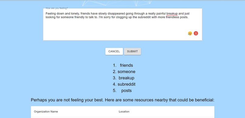 SentiVent – screenshot 4