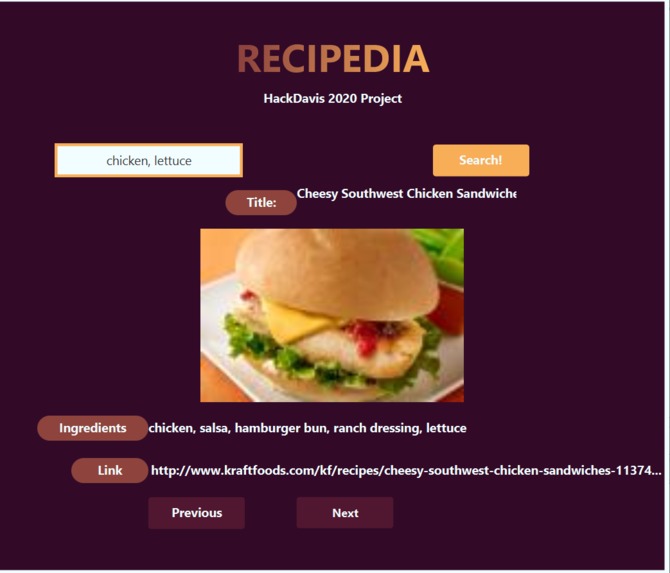 Recipedia – screenshot 1