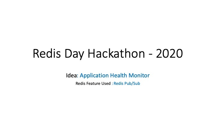 Application Health Monitor - PUSH Actuator – screenshot 1