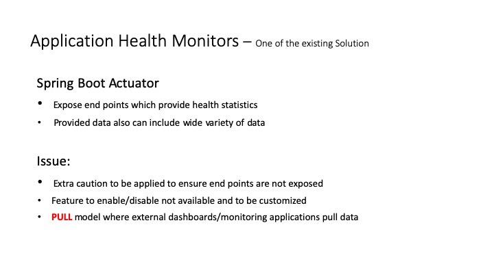 Application Health Monitor - PUSH Actuator – screenshot 2