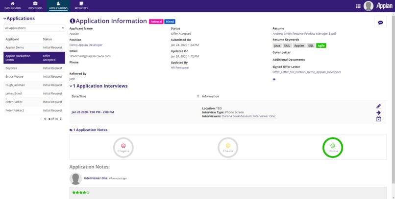 HireSight – screenshot 3