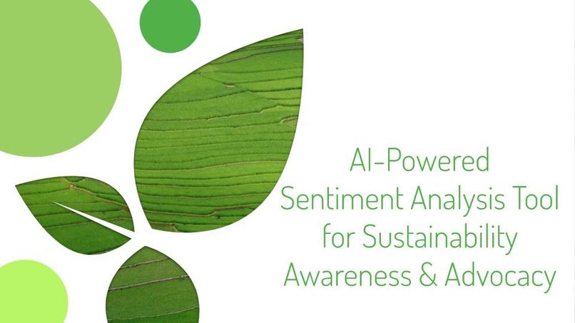 AI-Powered Sentiment Analysis Tool for Sustainability – screenshot 1