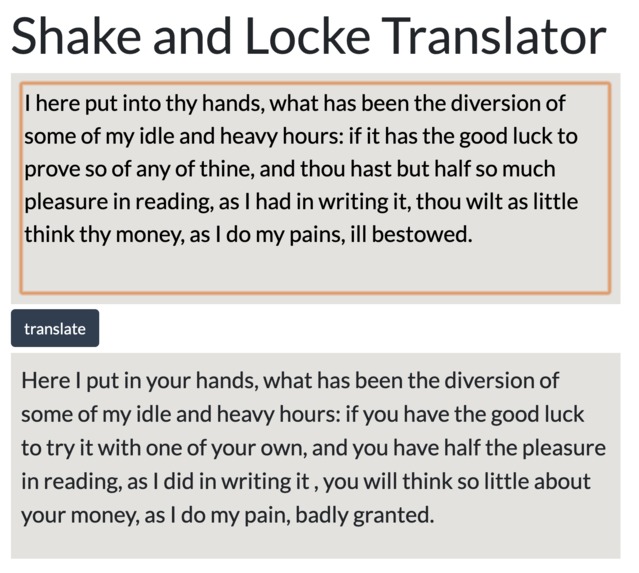 Shakespeare to Today Translator – screenshot 1