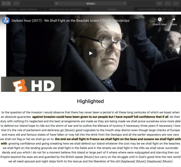 highlight – screenshot 1