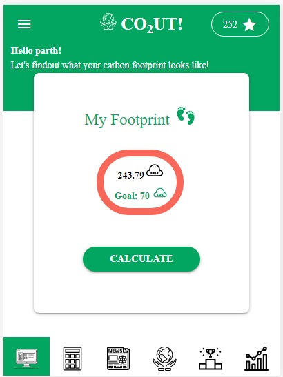 CO2OUT - An App to fight Climate Change – screenshot 3