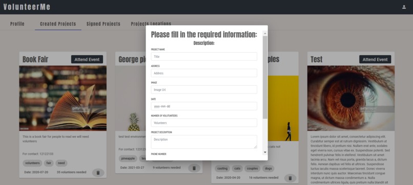 VolunteerMe – screenshot 5