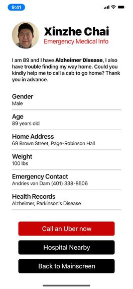 ClickMe - A live with Alzheimer's App – screenshot 3