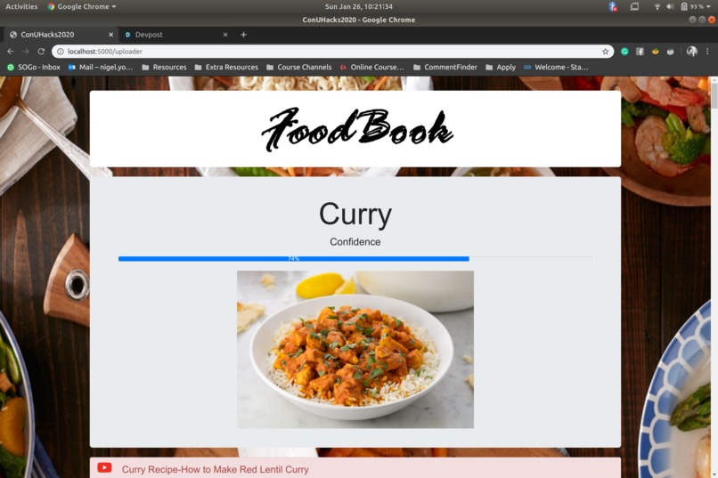 Foodbook – screenshot 2