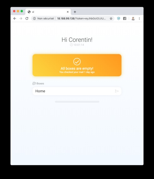Serenety Smart Mailbox – screenshot 2