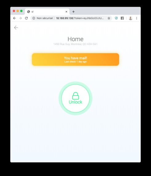 Serenety Smart Mailbox – screenshot 1