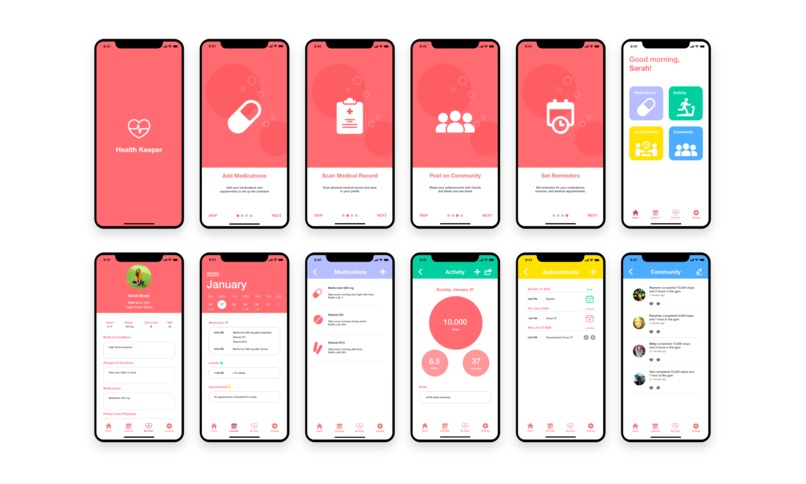 Health Keeper App – screenshot 1