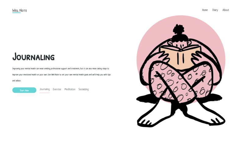 WellNote – screenshot 1