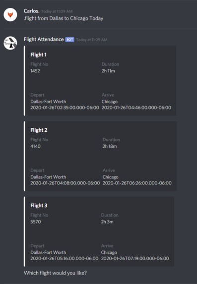 Flight Attendance – screenshot 1