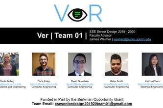 FALL SEMESTER: Team 01: VeR