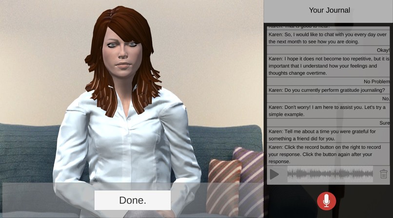 ADVISOR: Your virtual guide for gratitude journaling – screenshot 3