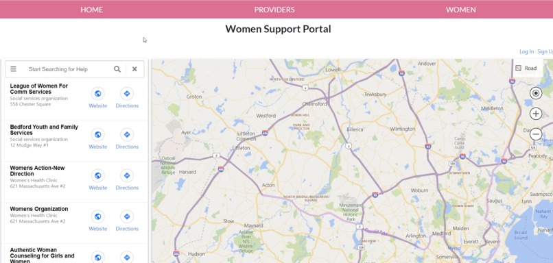 Women Support Portal – screenshot 3